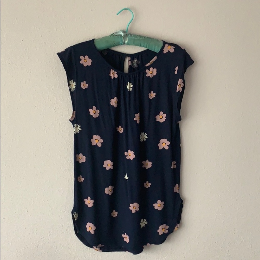 Ann Taylor LOFT floral blouse